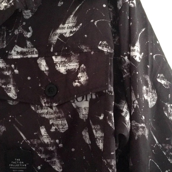 FACTION collection elemental mens windbreaker SIZE LARGE - Picture 6 of 9